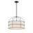 Latitude Run Gateway With Oatmeal Linen Pendant Light-2073245335