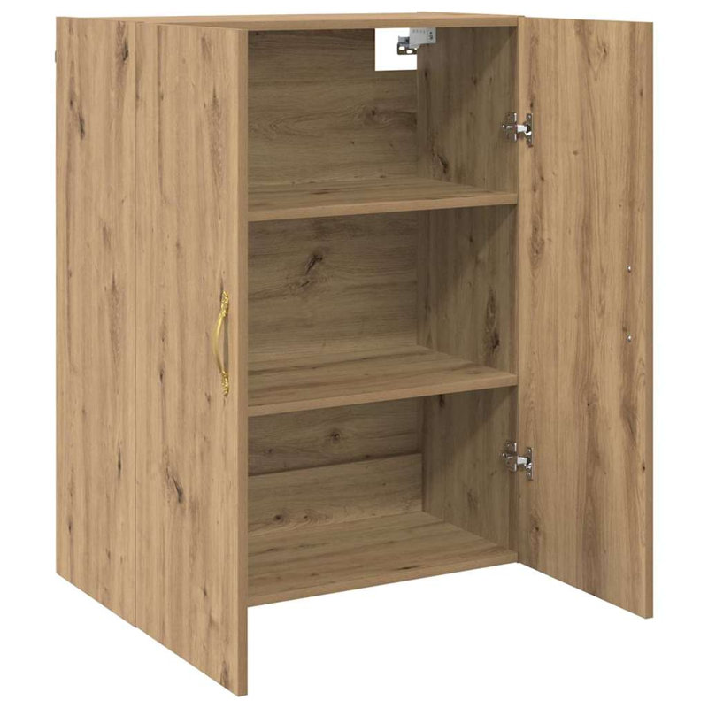 Wall Mounted Cabinet Wall Storage Cabinet Side Cabinet Engineered Wood, Artisan Oak