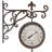 8'' Wireless Outdoor Clock Thermometer