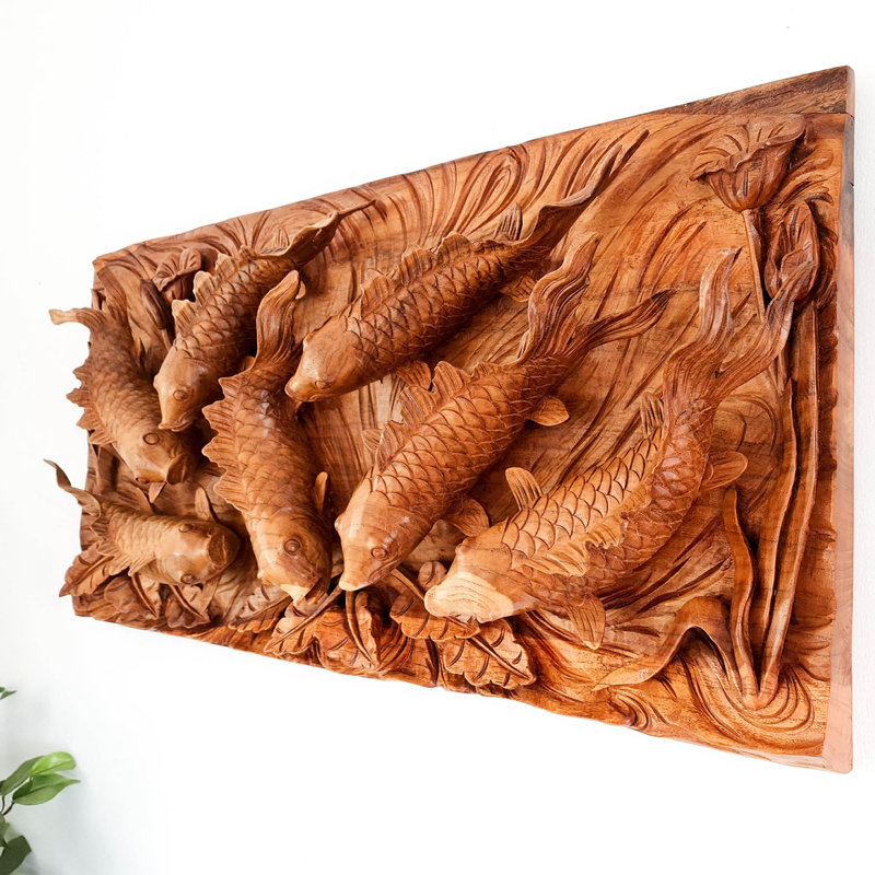Handmade Wall Decor on Solid Wood
