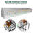 Norberto 252" x 42" x 44" Large Chicken Coop Pet Playpen Exercise Pen Rabbit Duck Chicken Run