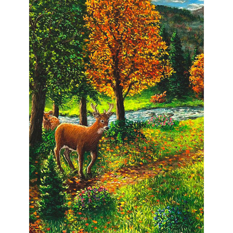 Dessin au paradis | Huile sur toile | Par Somnath Harne