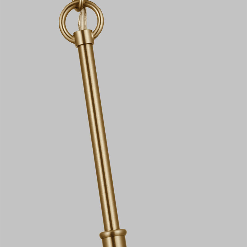 3 - Light Chandelier, Brown