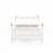 Blanc brillant / or clair est en rupture de stock
