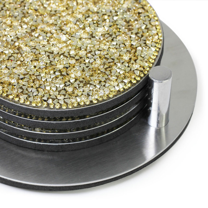 Luminous Coaster Set, Gold