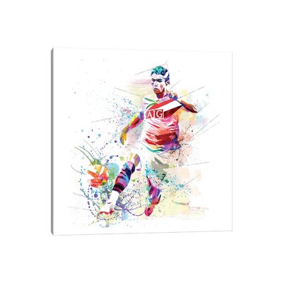 East Urban Home Cristiano Ronaldo - Wrapped Canvas Print