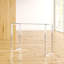Boussingault 110cm Glass Top Console Table