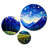 Vangogh Starry Night Over The Mountains Wall Decor on Metal