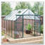 Serre en polycarbonate à double porte 8X6FT-Green-120352677-120352678