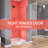 34'' - 35 1/4'' W x 72'' H Frameless Pivot Swing Shower Doors Tempered Glass Bathroom Door with Handle-101257011-101257010