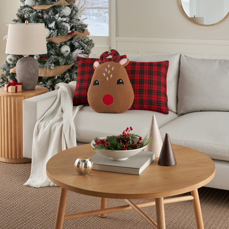 Mina Victory Holiday Pillow Sets 100% Polyester Reversible Throw Pillow set 3/3pcs