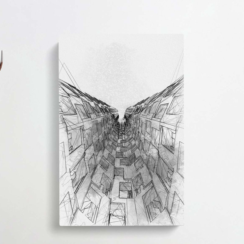 Sketching the Architecture Vol.61 - Wrapped Canvas Drawing - Wrapped Canvas, 50cm H x 35cm W x 3cm D