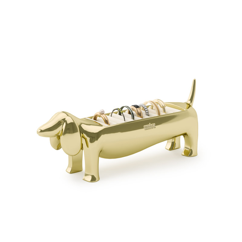 Umbra Dachsie Ring Holder, Brass