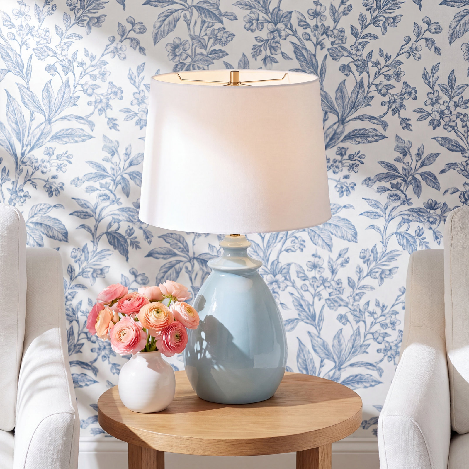Light Blue Table Lamp