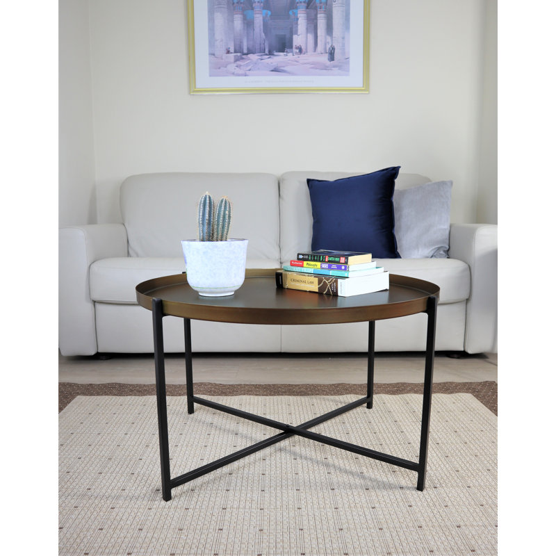 Christi Cross Legs Coffee Table