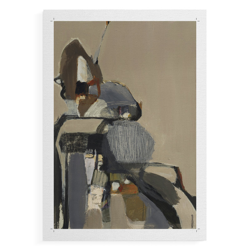 Glissement de terrain - Impression sur toile seulement - NON-CADRE, H 27 po x l 18 po
