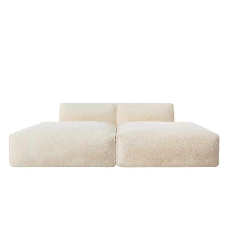 Flâneuse rembourrée, Beige