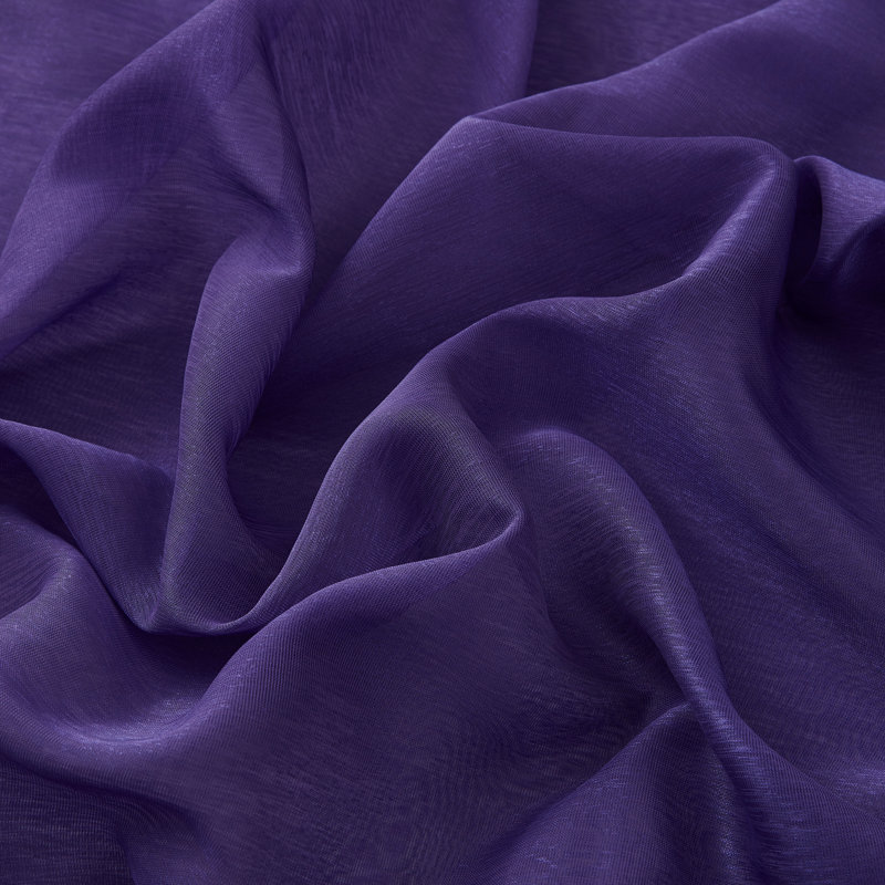 Carmille Semi-Sheer Grommet Curtain Panels, 54" W x 63" L, Violet Purple