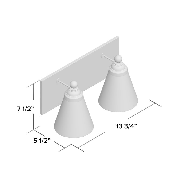 Bennfield 2 - Light Dimmable Vanity Light, Chrome