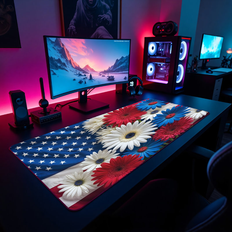 Polyester Desk Pad, 23.6x13.8