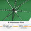 Parasol pivotant à 360 degrés Leipsic 120-1376611259
