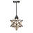 1 - Light Craftsman Brown Geometric Pendant