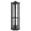 Vitrine noire en verre American Design