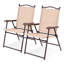 Ensemble de 2 chaises de patio pliantes à dossier en toile-60265810