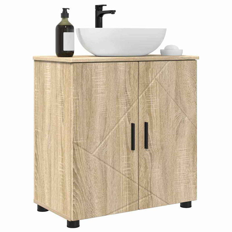 Bathroom Storage, Sonoma Oak