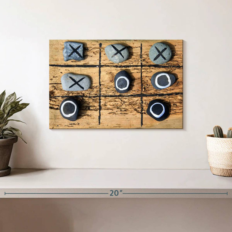 Senne Tic Tac Toe Game, 8" H x 12" W