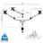 Mount-It! Full-Motion Triple Monitor C-Clamp Grommet Desk Mount Tilt Swivel Rotate Fits Up to 24"