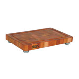 BoosBlock® 1.75" End Grain Cherry Cutting Board with Stainless Steel Feet