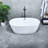 59.1'' x 28.4'' Soaking Acrylic Bathtub