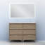 Suki 1200mm Free-standing Double Bathroom Vanity Unit-73822502-73822503