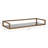 Chainbridge Rectangular Metal and Glass Accent Shelf-1430841253