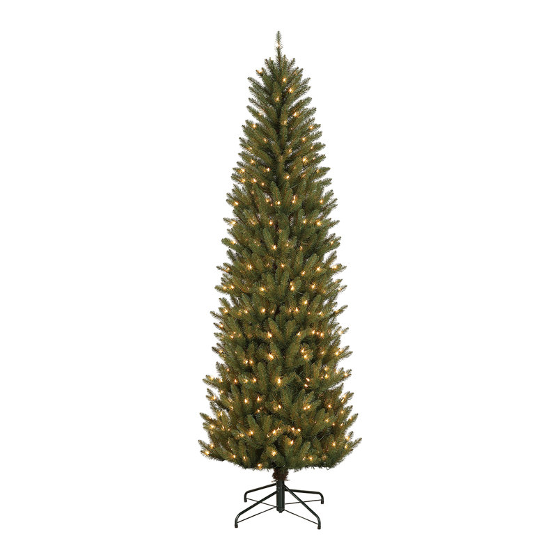 90' H Lighted Artificial Fir Christmas Tree