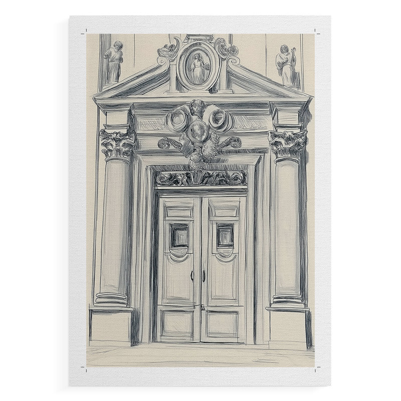 Paysages de la série XXXIX - Impression sur toile seulement - NON-CADRE, H 18 po x l 12 po