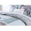 Ensemble de courtepointe en patchwork fait à la main HoneiLife pour grand lit 3 pièces, 100% coton avec taies décoratives-125173499-125173501
