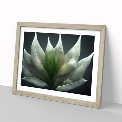 Enlightened Leaf - Single Picture Frame Print