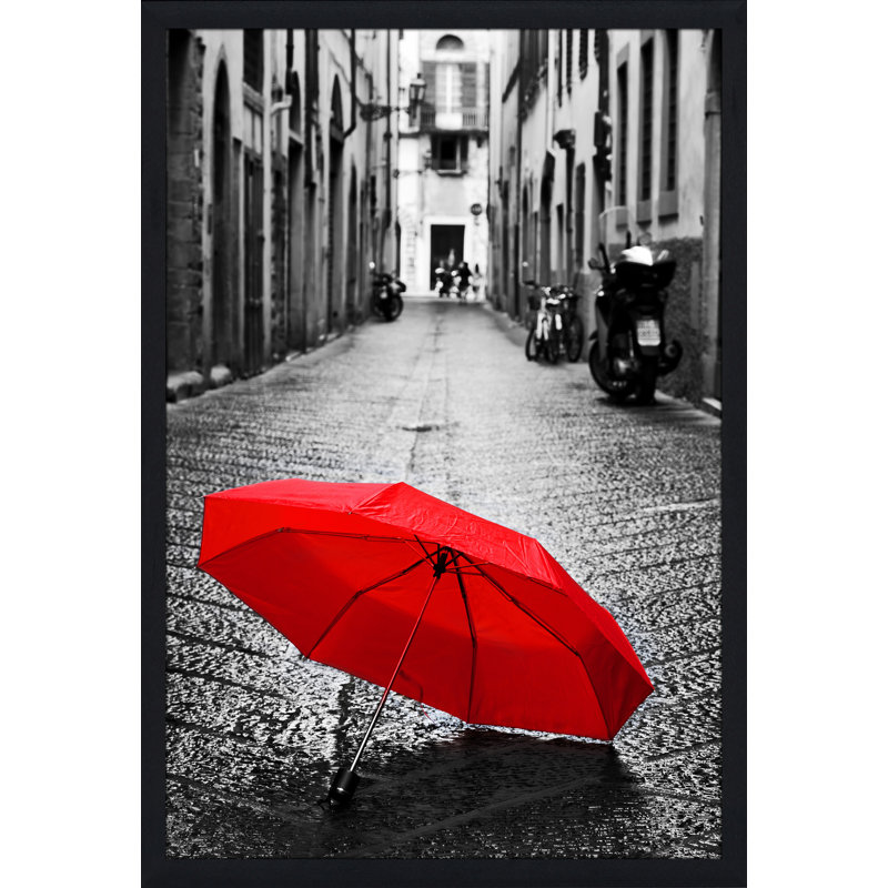 « perte de parasol », reproduction de photo encadrée, H 39,5 po x l 27,5 po x P 0,75 po