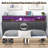 Jaire Upholstered Bookcase Storage Bed-1117296049