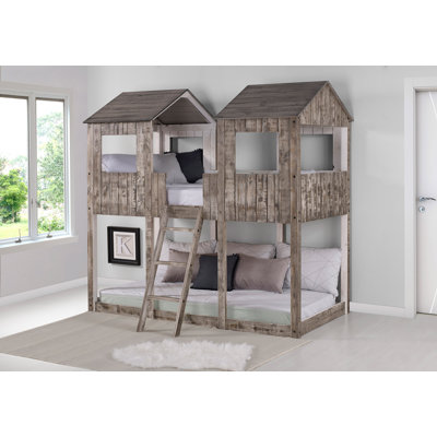 Scholz Twin over Twin Bunk Bed by Zoomie Kids