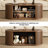 47.2" Sliding Tambour Door Coffee Table, Customizable To Various Designs With Storage.-905330449