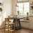 Square Wood Dining Table-319475485
