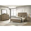 Structure de lit simple en bois brun, tête de lit, ton chaud, mobilier de chambre à coucher en bois, bois