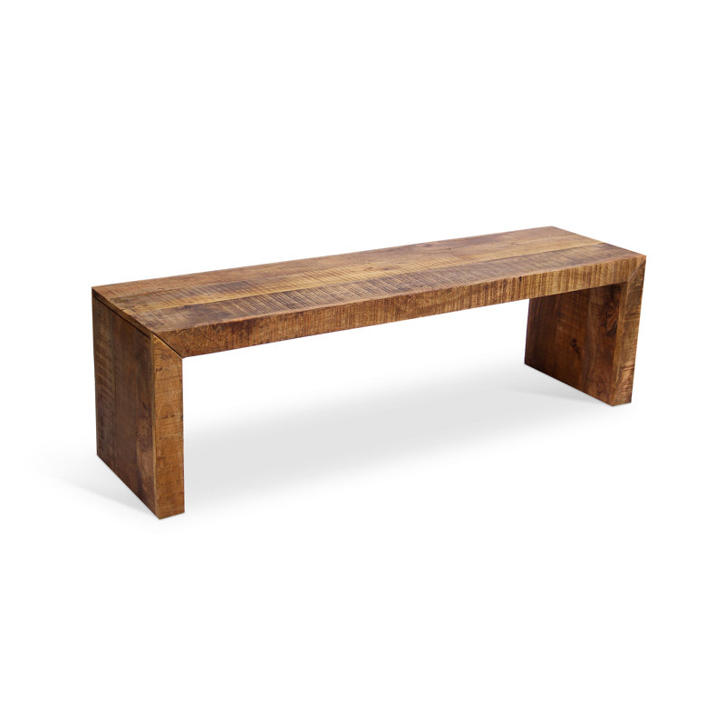 Banc en bois de mangue solide Luray