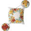 Coussin en duvet floral