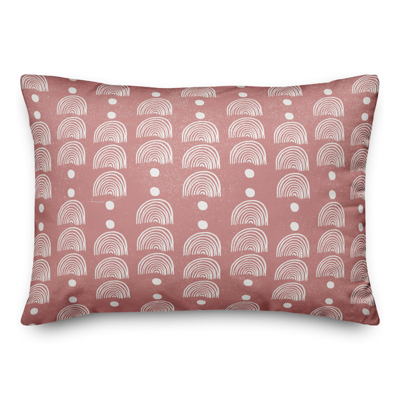 Outdoor Throw Pillow, Pink