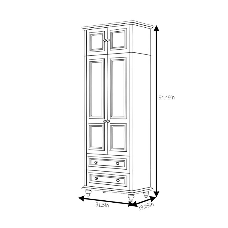 Garde-robe simple de couleur unie, Blanc