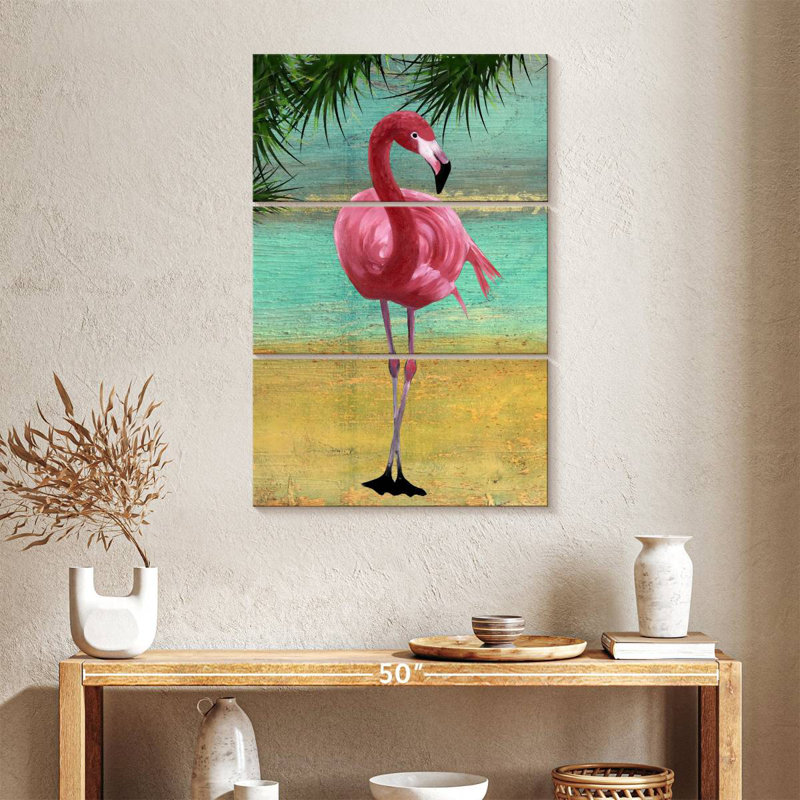 Brampt Flamingo Frame I, 38" H x 24" W